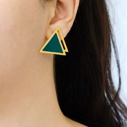 Mini Emerald Tuya Earring