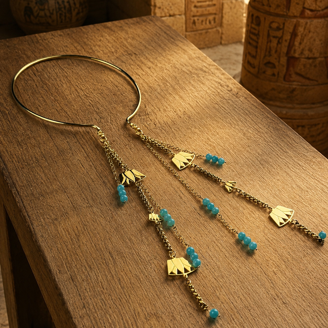 Amazonite Lily Choker